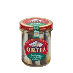 Sardines à l'huile d'olive Bio Bocal Verre 190g